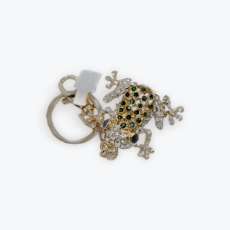 Frog Diamante Key Ring