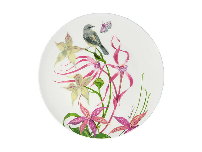 Eloise Coupe Plate Yellow Robin