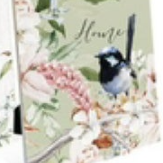 Wren ceramic inspiration plaque