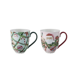 MW Tis The Season Mug 400ML Set of 2 Mixed Gift Boxed