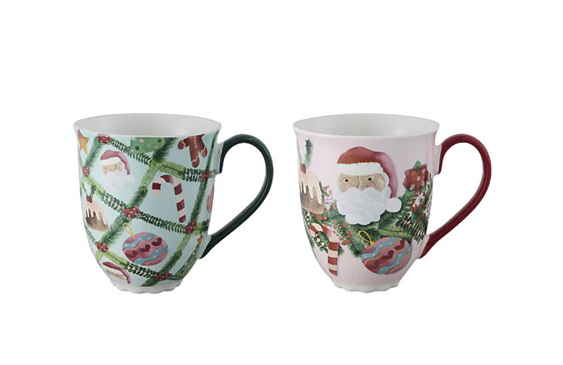 MW Tis The Season Mug 400ML Set of 2 Mixed Gift Boxed