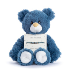 DEMDACO Baby - 20.3cm/8" Big Brother Navy Bear