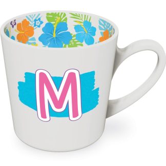 M motif mug female