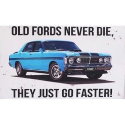 Ford Falcon GTHO Embossed Sign