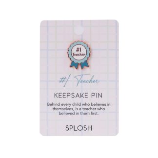 Teacher #1 Teacher Keepsake Pin