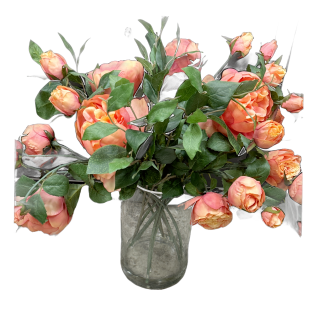 English Rose Mix in Vase 56cm