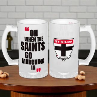 St Kilda Saints Stein Frosted 500ml