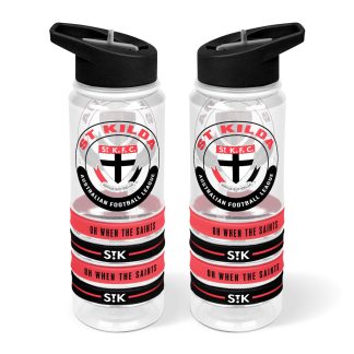 St Kilda Quad Bands Tritan Drink Bottle