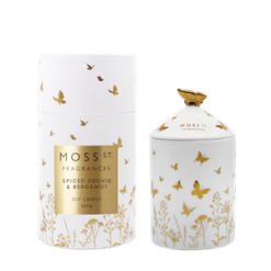 Ceramic Large Candle 360g - Spiced Orchid & Bergamot
