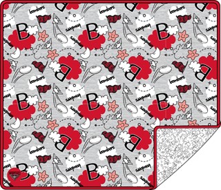 Essendon Bombers Baby Infant Cloud Blanket