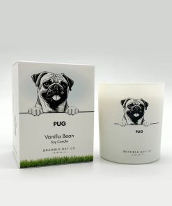 Pug Candle
