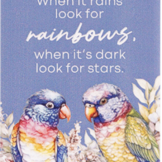 Native Blooms Rainbows Ceramic Magnet