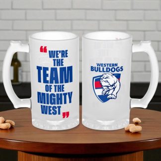 Western Bulldogs Stein Frosted 500ml