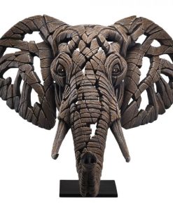 Elephant Bust with Stand