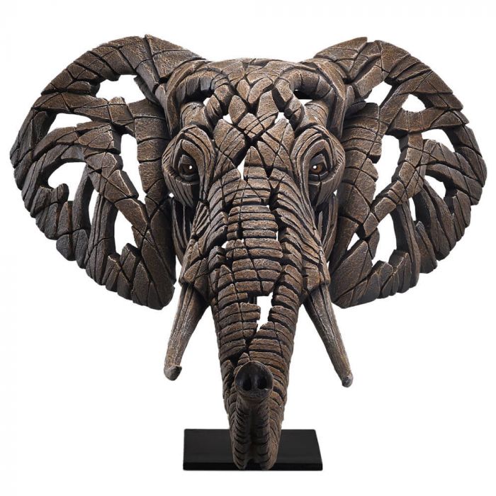 Elephant Bust with Stand