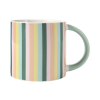 Power Pop Stripes Mug 400ML Sage