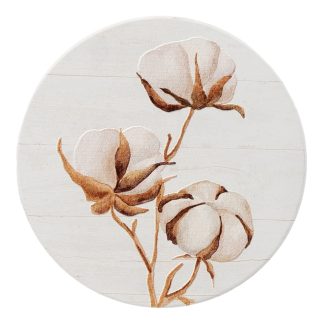 Home Sweet Home Cotton Ceramic Coaster