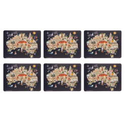 Land Down Under AUS 6pk Placemat