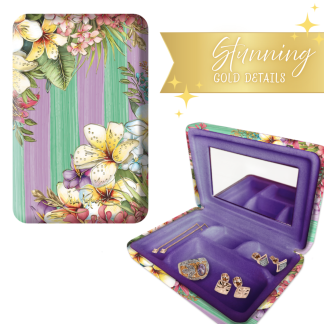 Lisa Pollock Small Jewellery Case - ( Paradise Bloom)