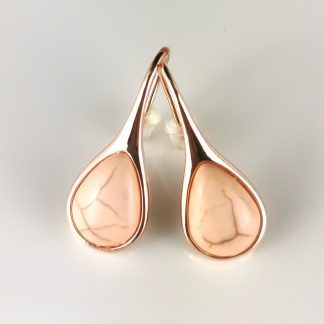 Earings Rose Gold With Stone
