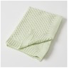 Green Basket Weave Knit Blanket