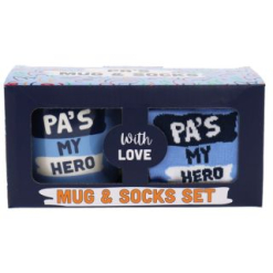 Pas Hero Mug and Sock Set