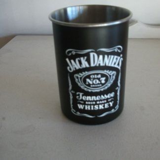 Jack Daniels Whiskey new 450ml home brew bar pub stainless steel drink cup mug