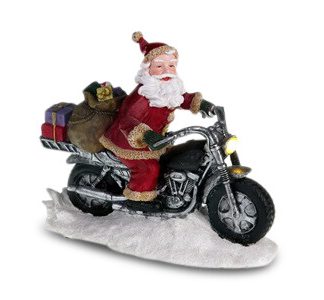 Santa Motorcycle LED With music