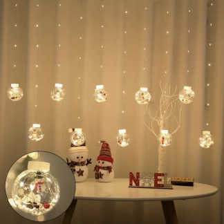 Old Man Snowman Christmas Hanging Lights