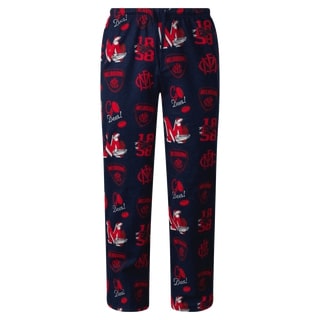 Melbourne Demons  Mens Flannel Sleep Pants