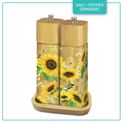 Salt & Pepper Grinders Bee Sunny.