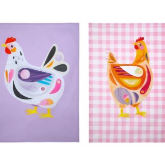 Pete Cromer Barn Friends Tea Towel Set of 2