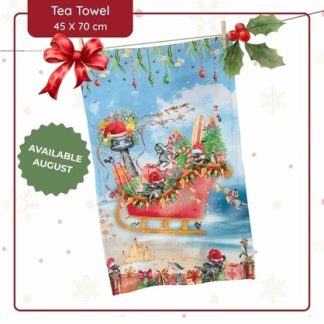 Tea Towel Festive Frivolities.