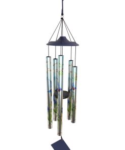 90cm 5 Tube Blue Bird Tuned Windchime