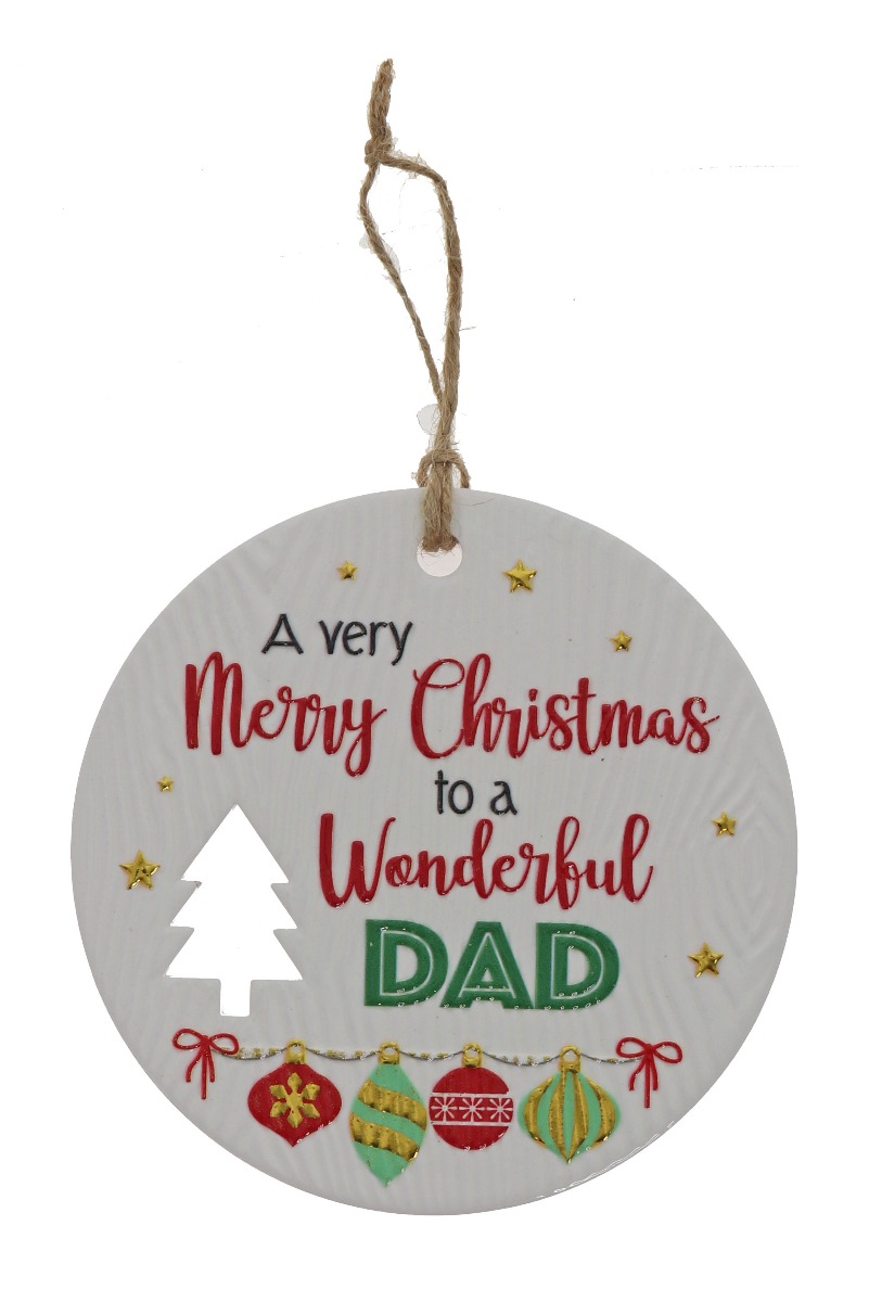 Dad Xmas Plaque