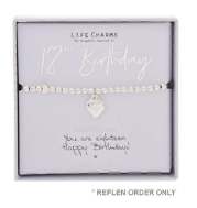 Life Charms Bracelet 18th Birthday