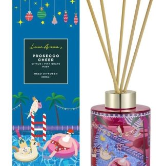 LA Festive Down Under Diffuser 300ML Prosecco Cheer Gift Boxed