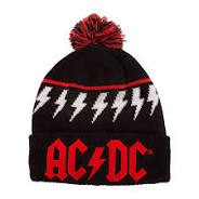 AC/DC Pom-Pom Beanie