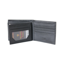 Champs Leather RFID Wallet Black