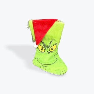 Light Up Grinch Stocking 25 x 38cm
