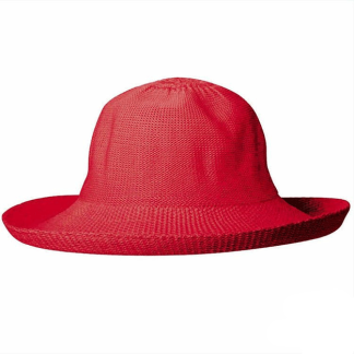Classic Breton Lined Hat  - Poppy R35L