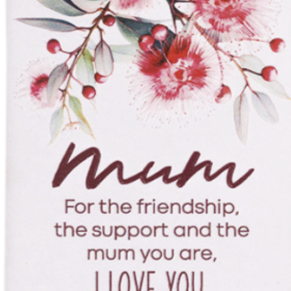 Native Blooms Mum Ceramic Magnet