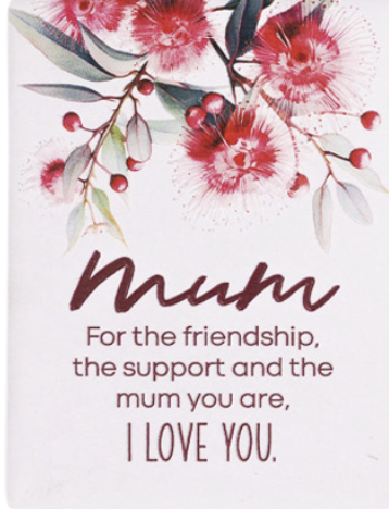 Native Blooms Mum Ceramic Magnet