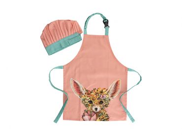 Marini Ferlazzo Wild Planet Kids Apron & Hat Set Fennec Fox