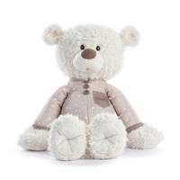 DEMDACO Baby - 35.5cm/14" Sweet Dreams Neutral PJ Bear