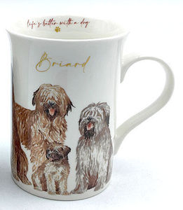 Muddy Paws Briard Mug