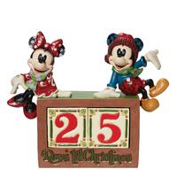 Disney Traditions - 19cm Mickey and Minnie Countdown Calendar