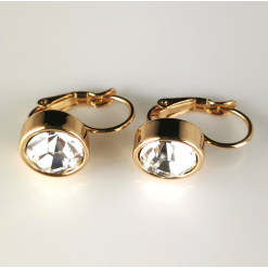 Earings Gold & With Crystal