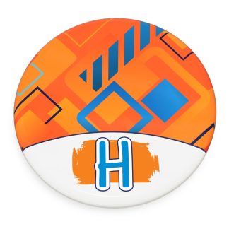 H motif coaster male