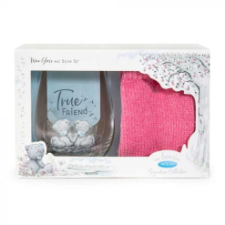 Signitue True Friends Wine Glass & Sock Set